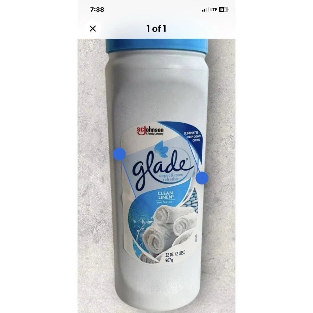 Glade Carpet And Room Refresher Clean Linen Scent 32 oz Discontinued